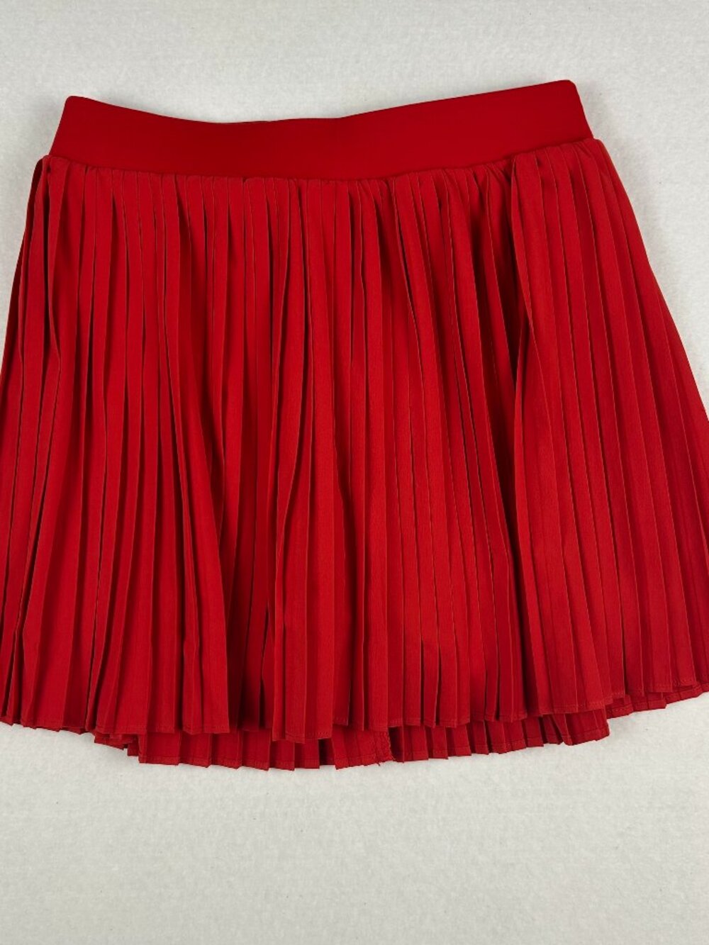 FLX | New Women's Pleated Red Mini Skirt with shorts, Athletic Tennis,  size XS